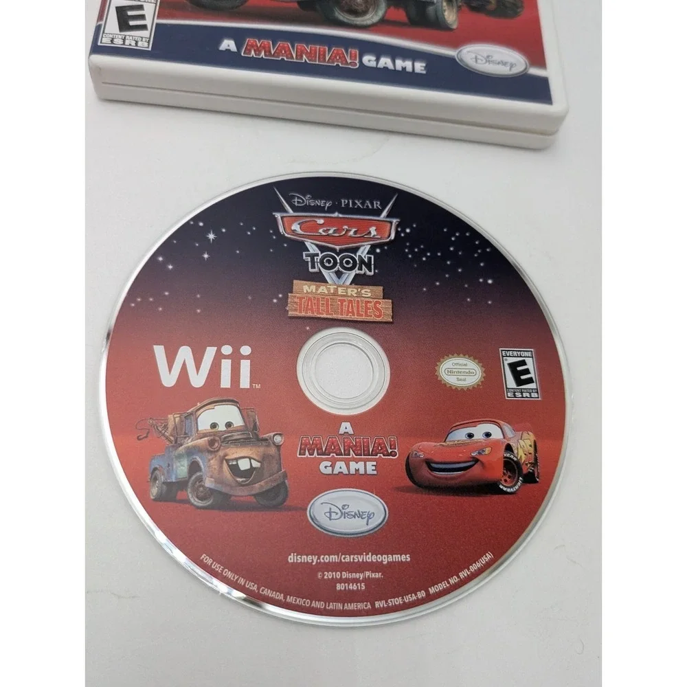 Disney Pixar: Cars Toon: Mater's Tall Tales Nintendo Wii Complete Near Mint Disc